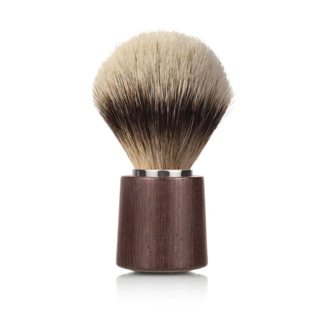 Sphaera Wengé 剃须套装，带 Silvertip Badger 刷和 3 刀片和 5 刀片剃须刀